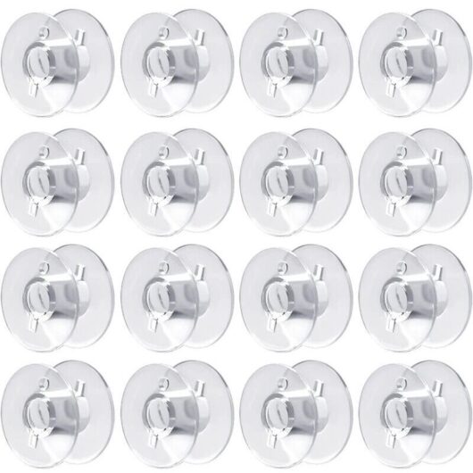 60 Pcs Sewing Machine Bobbins, Plastic Bobbins for Sewing Machines, Compatible with Brother, Singer, Kenmore, Janome, and Most Sewing Machines