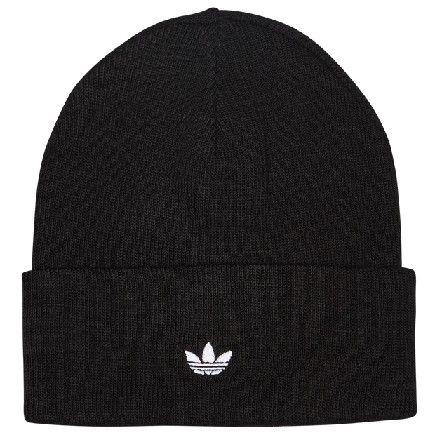 Adidas Cuff Knit Unisex Knitted Hats & Beanies - Black - One Size - Cotton