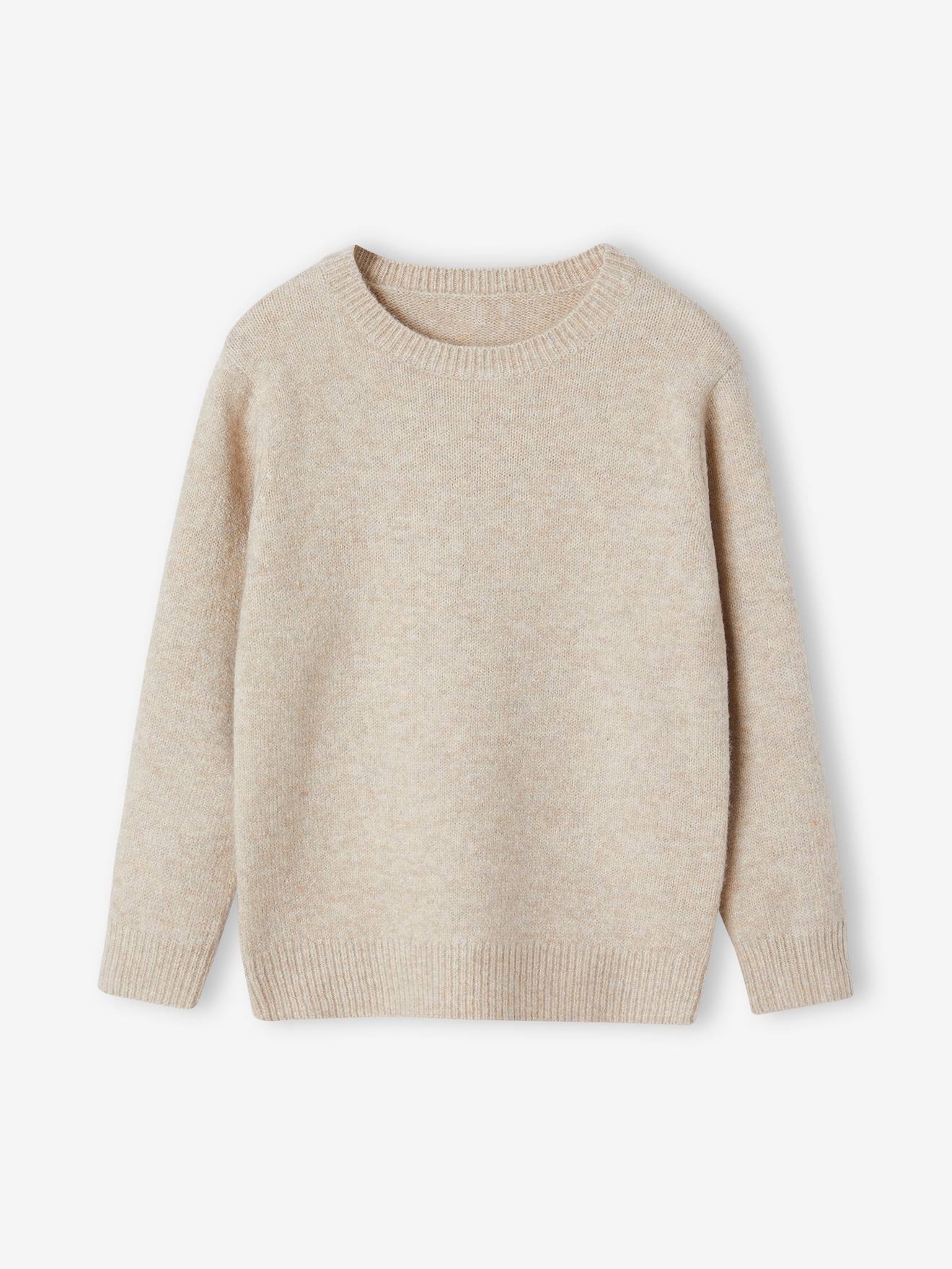 BASICS Top in Lightweight Jersey Knit, for Boys marl white