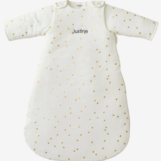 Baby Sleep Bag with Removable Sleeves, Green Forest white light all over printed