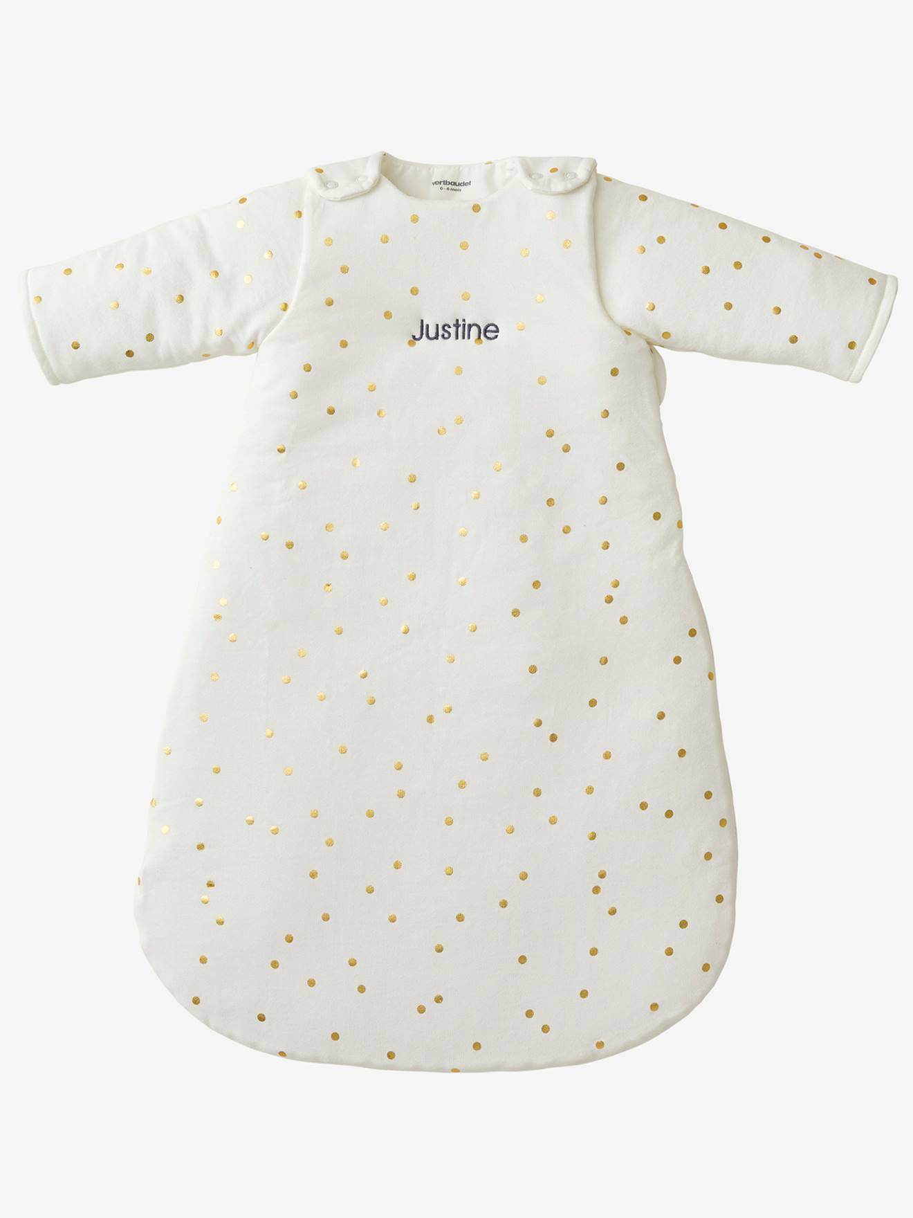 Baby Sleep Bag with Removable Sleeves, Green Forest white light all over printed