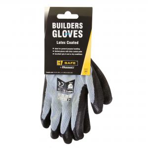 Beeswift B-Safe Builders Latex Glove Black XL Pair BS042BLXL