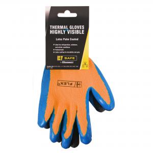 Beeswift B-Safe Latex Thermo-Star Fully Dipped Glove Orange 09 Pair