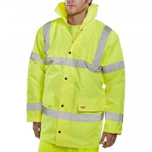 Beeswift High Visibility Constructor Jackets Saturn Yellow 5XL