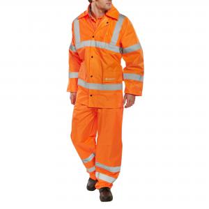 Beeswift Lightweight En471 En343 Suit Orange XL TS8ORXL