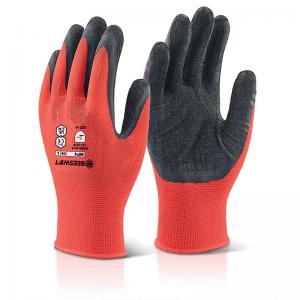 Beeswift Multipurpose LatexPoly Gloves Black S MP4BLS BSW17014