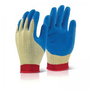 Beeswift Reinforced Latex Gloves 1Pr Blue M KLGM BSW11416