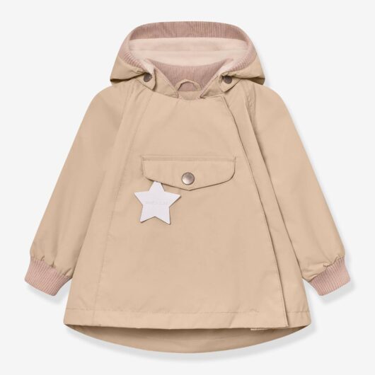 MATWAI Fleece-Lined, Mid-Season Jacket for Babies, MINI A TURE sandy beige