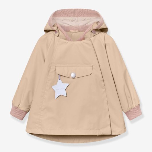 MATWAI Mid-Season Jacket for Baby Girls, MINI A TURE sandy beige