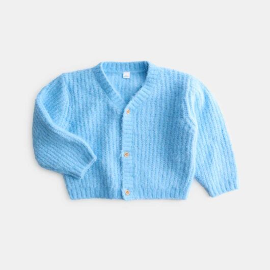 M&S Knitted Cardigan (0-5 Yrs) Blue