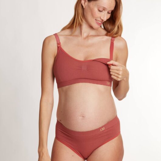 Maternity & Nursing Special, Organic by CACHE COEUR terracotta