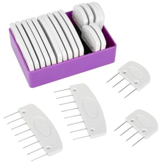 Never used] 20 pieces comb needles, knitting blocking needles, comb needles, knitting blocker set, knitting blocker knitting set for sweaters,