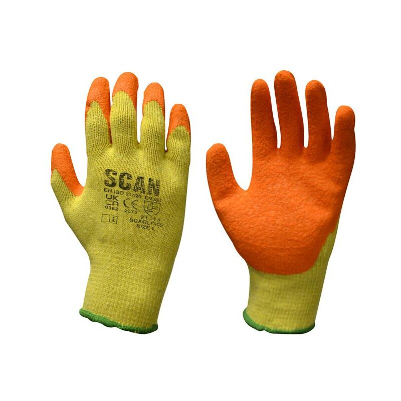 Scan - Knitshell Latex Palm Gloves - l (Size 9) scagloks