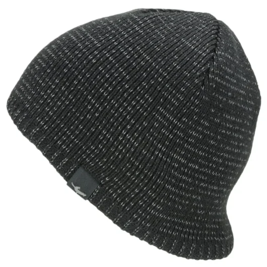 SealSkinz Waterproof Cold Weather Reflective Beanie Black