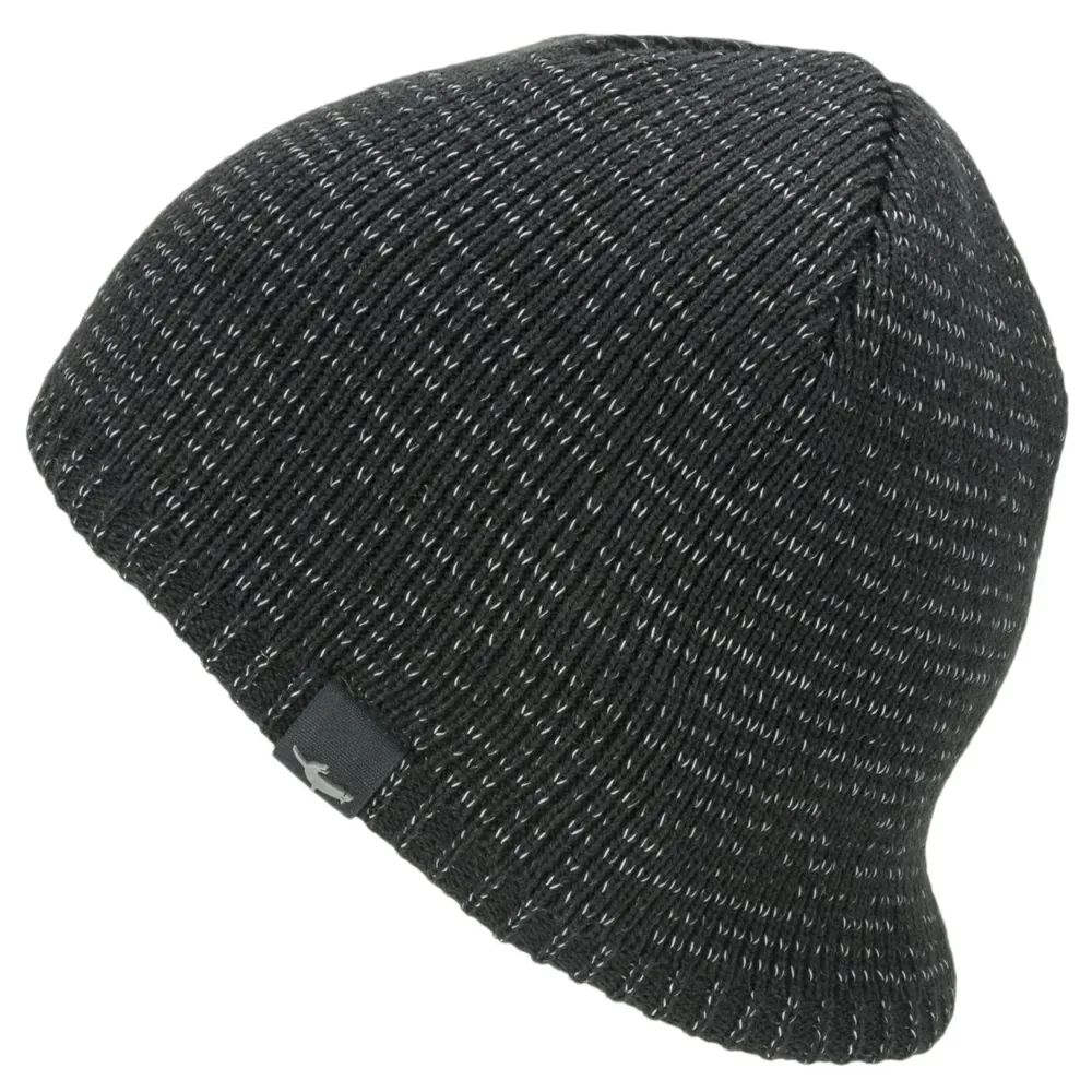 SealSkinz Waterproof Cold Weather Reflective Beanie Black