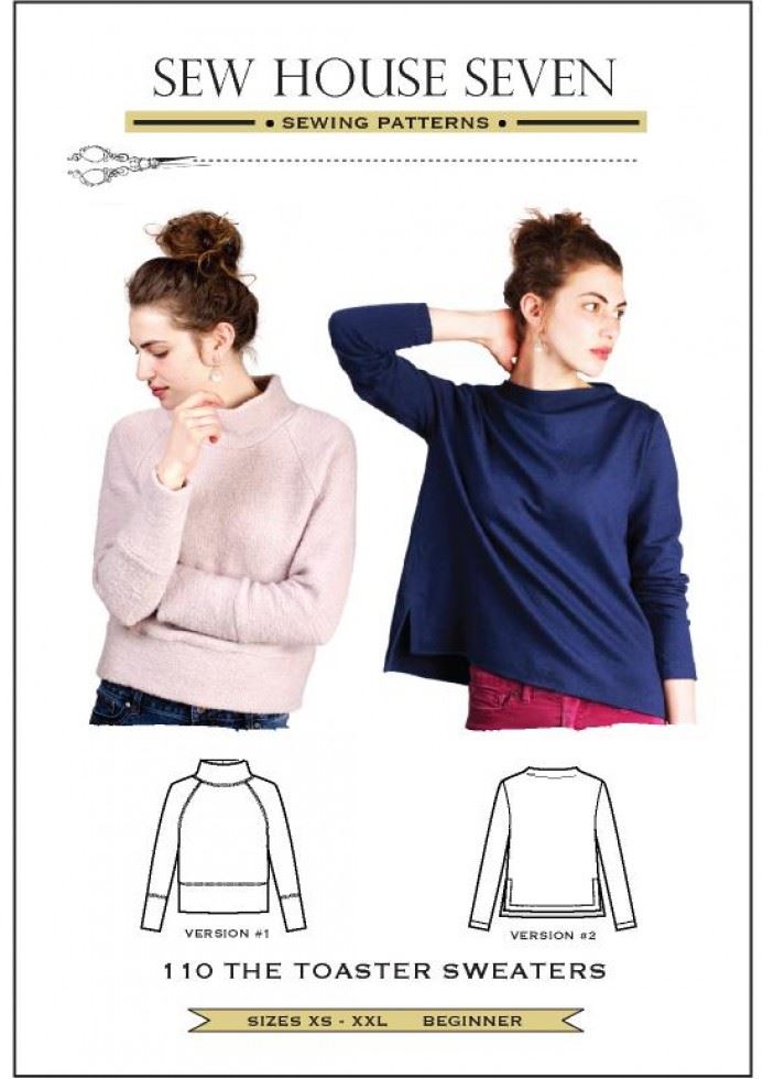 Sew House Seven Paper Sewing Pattern Toaster Sweaters
