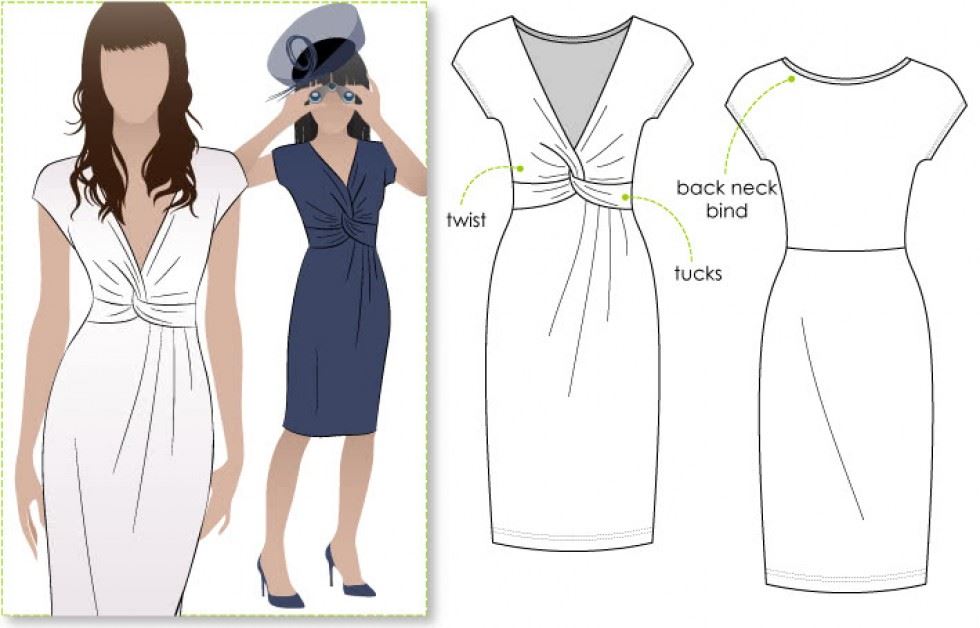 Style Arc Paper Sewing Pattern Jessica Dress