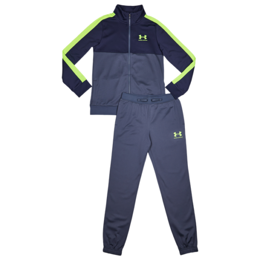 Under Armour Rival Cb Knit Kid's Tracksuits - Grey - Size 7 - 8 Years
