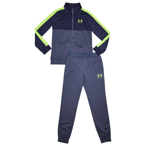 Under Armour Rival Cb Knit Kid's Tracksuits - Grey - Size 7 - 8 Years