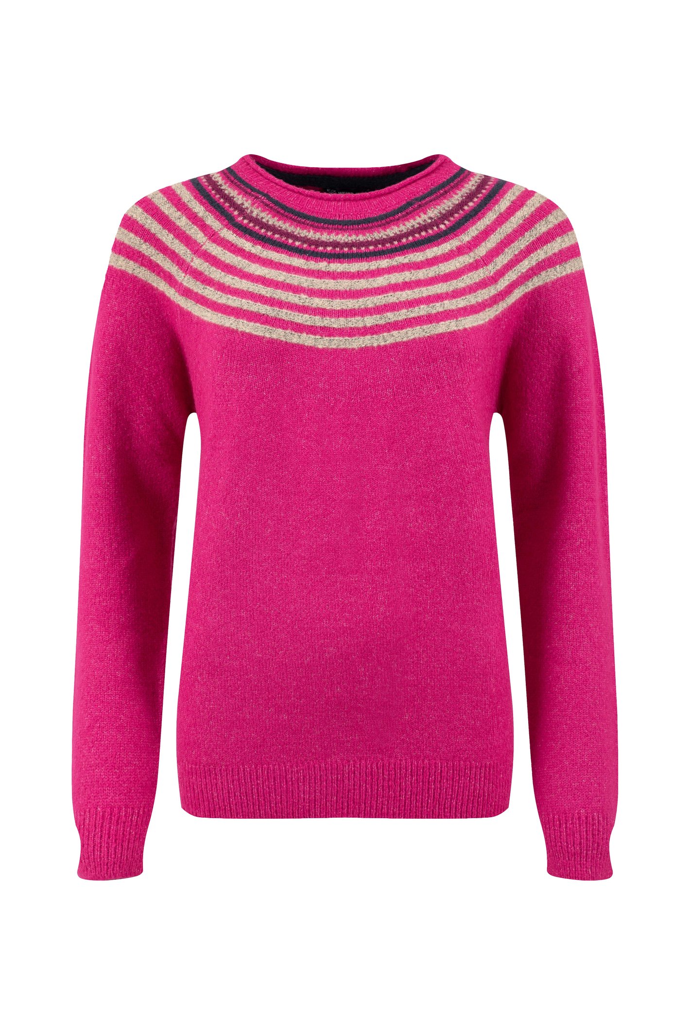 Weird Fish Sinatra Patterned Knit Jumper Gerbera Size 10