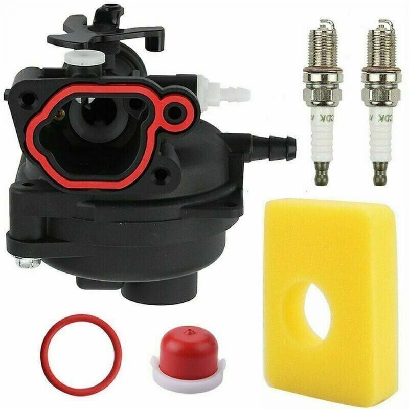 1 Briggs & Stratton carburetor, complete kit with O-ring and air filter, compatible with 300E to 725XI, for lawnmowers and outboard motors