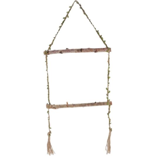 1 Set Jute Wall-Mounted Decorative Photo Holder for Displaying Souvenirs, Lightweight and Practical in a Rustic Style