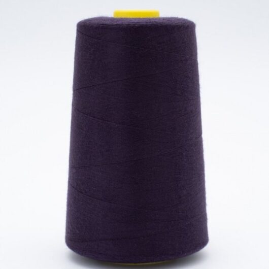 120s Sewing Thread Cone Dark Purple