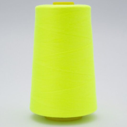 120s Sewing Thread Cone Fluorescent Yellow