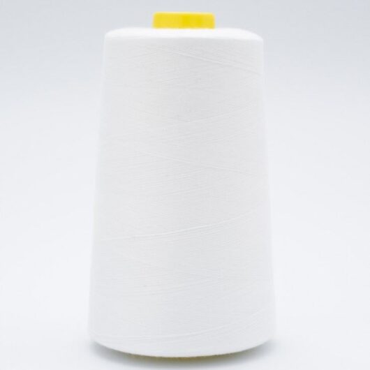 120s Sewing Thread Cone White