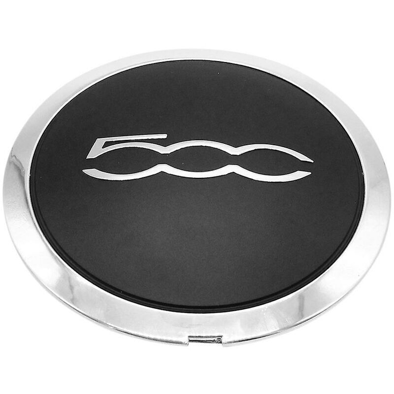 133mm wheel trim for Fiat 500 - Wheel center cap, silver colour,