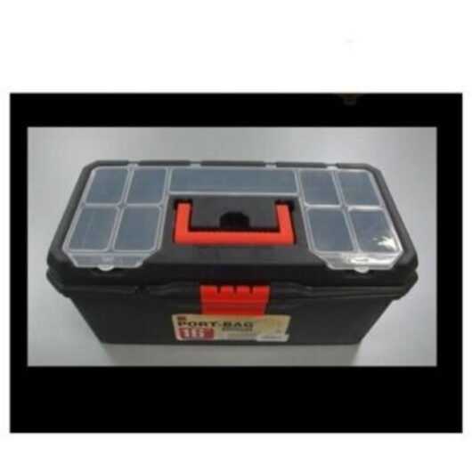 16'' tool box heavy duty maestro plastic chest bag storage bag case & tray TB094