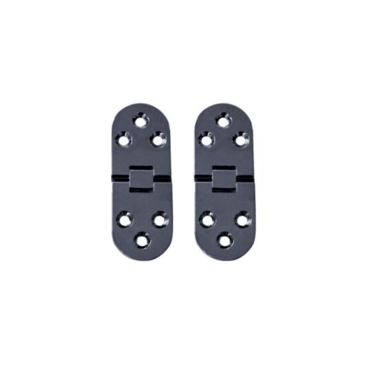 2pcs Folding Table Hinge Flat Folding Cabinet Door Hinge Zinc Alloy Cabinet Door Hinge Round Edge Furniture Door Hinge with Screws