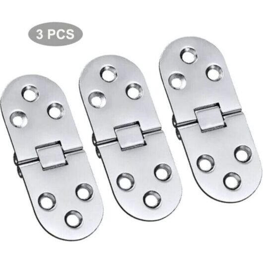 3PCS Alloy Table Hinges Stainless Steel Hinges Folding Door Flap Hinges Table Hinges Folding Hinges Alloy Flip Hinges