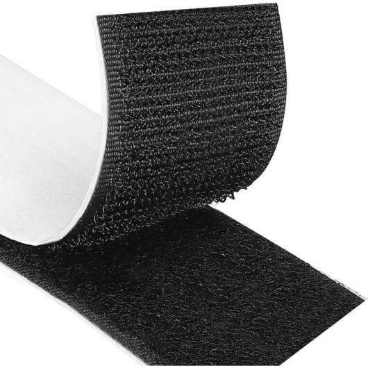 Adhesive Tapes 5 Meter 50 mm, Adhesive Grip Strips, Adhesive Strips (50 mm x 5 m, Black)