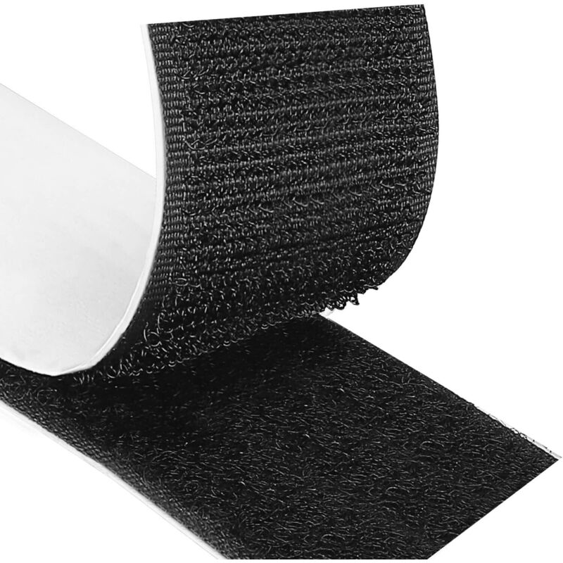 Adhesive Tapes 5 Meter 50 mm, Adhesive Grip Strips, Adhesive Strips (50 mm x 5 m, Black)