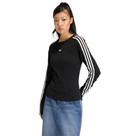 Adidas Slim Women T-Shirts - Black - Size M - Poly Mesh