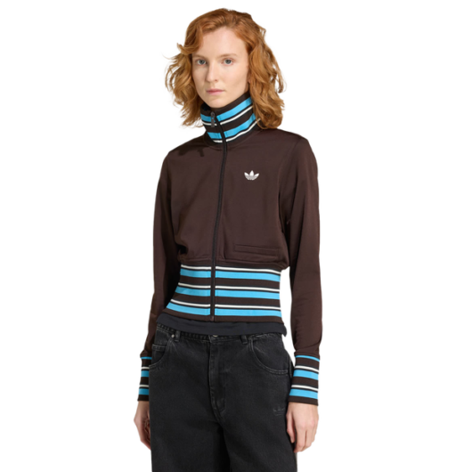 Adidas Women Track Tops - Brown - Size M