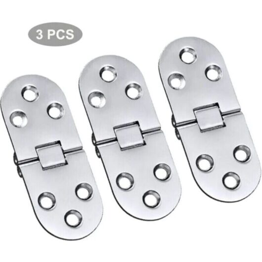 Alloy Table Hinge, 3 Packs, Stainless Steel Hinge, Folding Door, Table Hinge, Alloy Folding Hinge