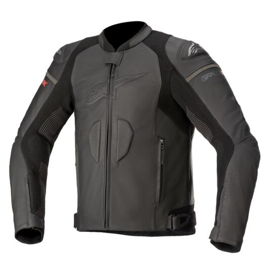 Alpinestars GP Plus R V3 Rideknit Leather Jacket Black/Black