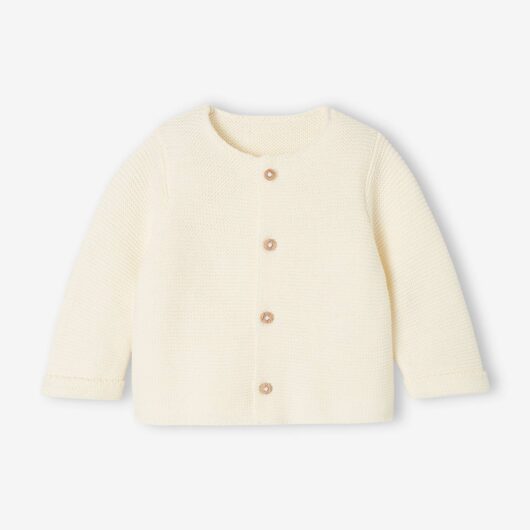 Baby Cardigan - BASICS 100% Cotton ecru