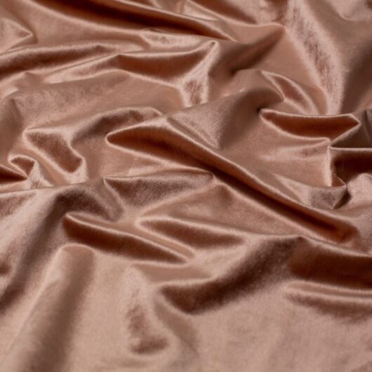 Belissimo Heavy Velvet Stretch Knit Fabric Blush Pink