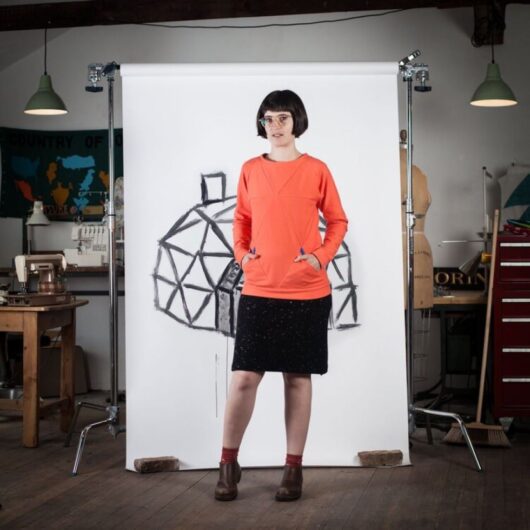 Blueprints for Sewing Paper Sewing Pattern Geodesic Sweatshirt
