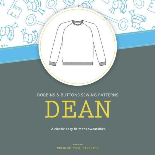 Bobbins and Buttons Paper Sewing Pattern Dean Sweatshirt