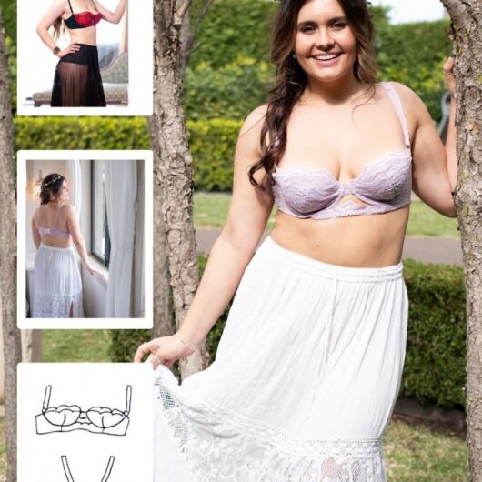 Booby Traps Paper Sewing Pattern Demi Bra