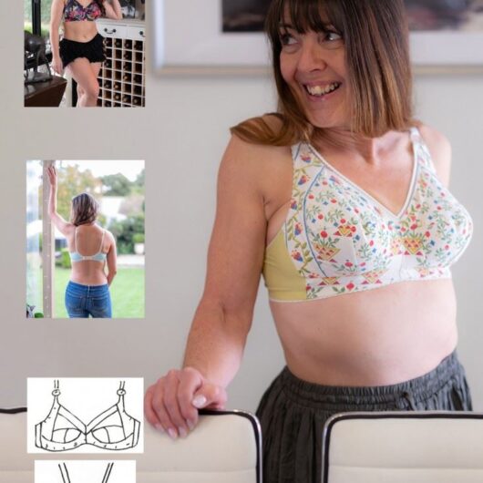 Booby Traps Paper Sewing Pattern Doris Wirefree Bra