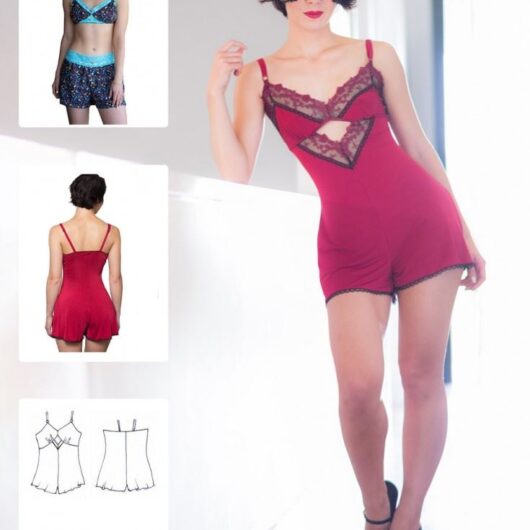 Booby Traps Paper Sewing Pattern Georgia Lingerie & Sleepwear