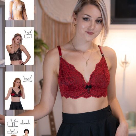 Booby Traps Paper Sewing Pattern Joy Bralette