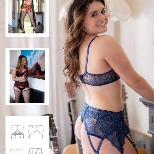 Booby Traps Paper Sewing Pattern Katie Suspender