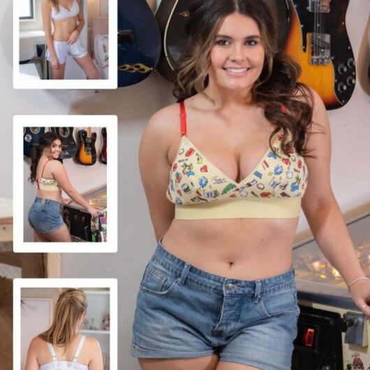 Booby Traps Paper Sewing Pattern Kiss Bralette