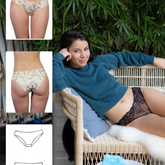 Booby Traps Paper Sewing Pattern Lowline Briefs
